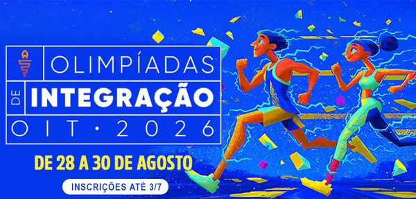 Olimpíadas de Integração dos Tribunais (OIT) 2026, de 28 a 30 de agosto, inscrições até 3/7