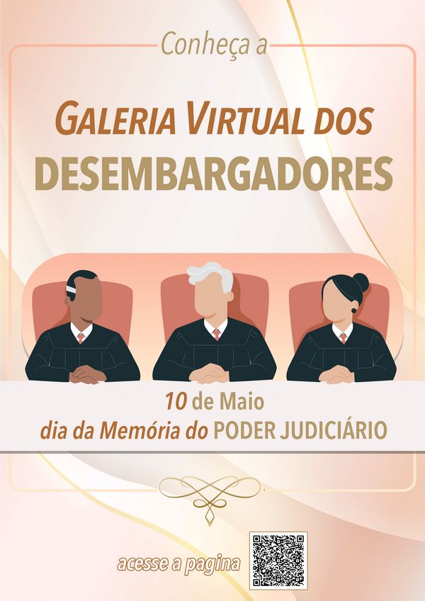Folder Galeria dos desembargadores federais
