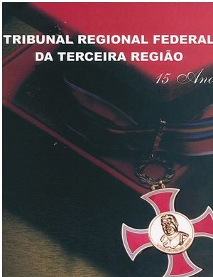 Capa do livro Comemorativo dos 15 anos do TRF3
